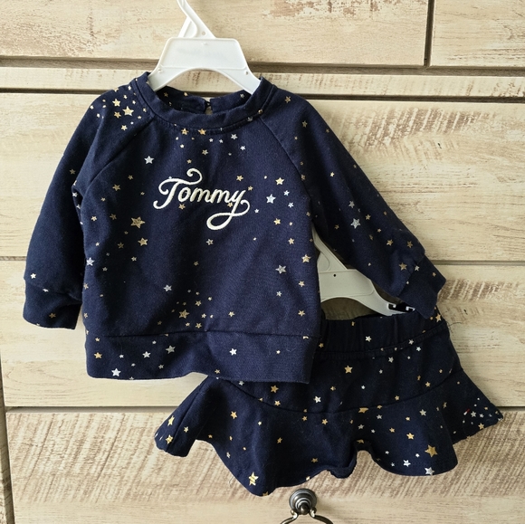 Tommy Hilfiger 3-Piece Sweatshirt, Skirt & Briefs Set - Picture 3 of 7